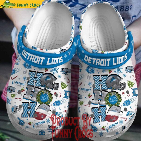 Merry Christmas Detroit Lion Hohoho Crocs 1.jpg