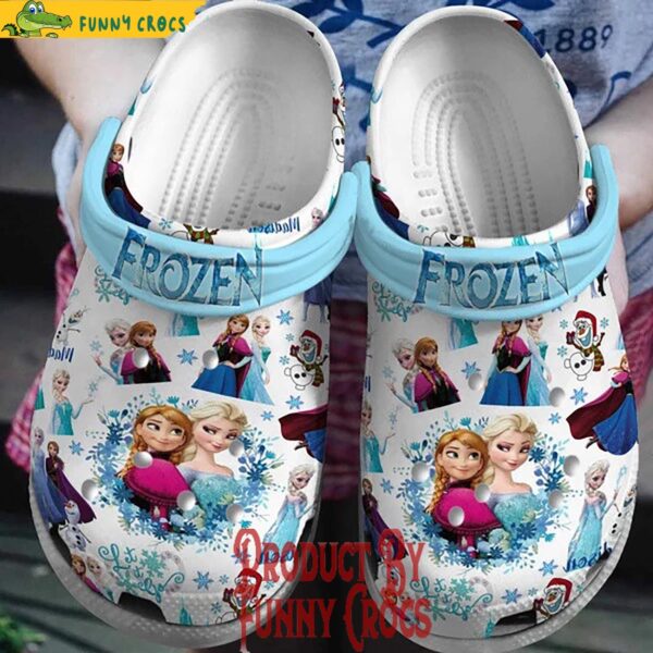 Merry Christmas Disney Anna Elsa Frozen Crocs 1.jpg