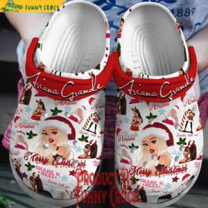 Merry Christmas Everyone Ariana Grande Crocs Shoes 1.jpg