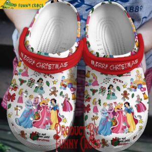 Merry Christmas Friends Snow White Crocs Shoes 1.jpg