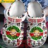 Merry Christmas Gun N Roses White Crocs Shoes 1.jpg