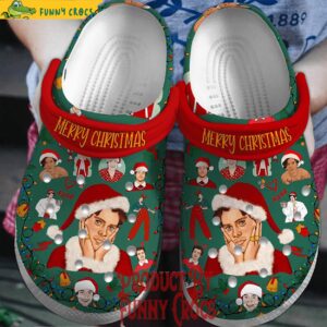 Merry Christmas Harry Styles Crocs Clogs Crocband 1.jpg