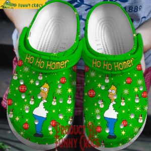 Merry Christmas Hohoho Homer Simpsons Crocs 1.jpg