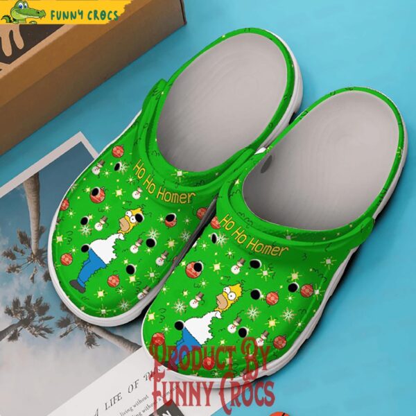 Merry Christmas Hohoho Homer Simpsons Crocs 3.jpg