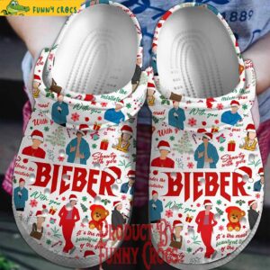 Merry Christmas Justin BieBer Crocs 1.jpg