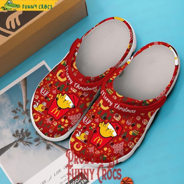 Merry Christmas Mcdonald Crocs Shoes 2.jpg