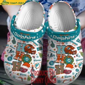 Merry Christmas Miami Dolphins Hohoho Crocs 1.jpg