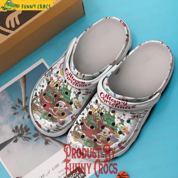 Merry Christmas Mickey Mouse Crocs Shoes 2.jpg