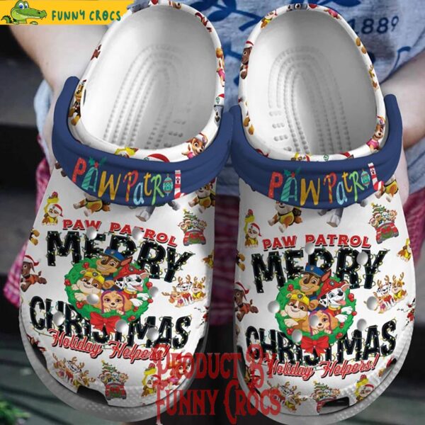 Merry Christmas Paw Patrol Crocs Shoes 1.jpg