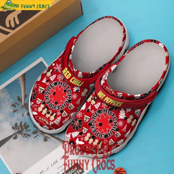 Merry Christmas Red Hot Chili Peppers Crocs Shoes 2.jpg