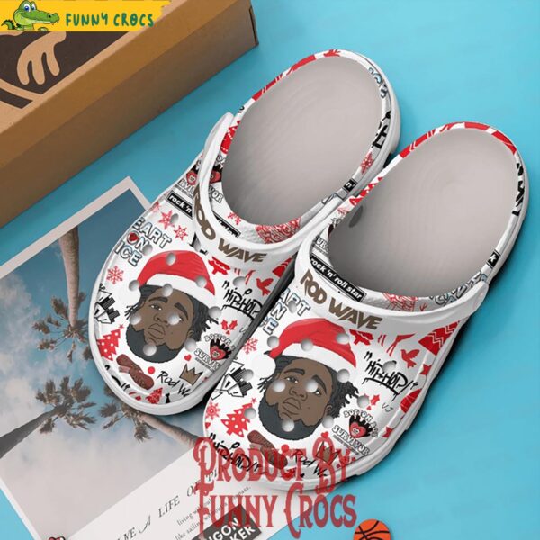 Merry Christmas Rod Wave Crocs Shoes 3.jpg