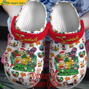 Merry Christmas The Simpsons Crocs Shoes 1.jpg