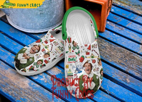 Merry Christmas What The Elf Crocs Shoes 4.jpg