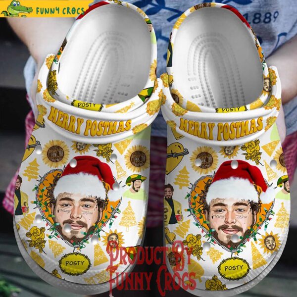 Merry Postmas Post Malone Crocs Shoes 1.jpg