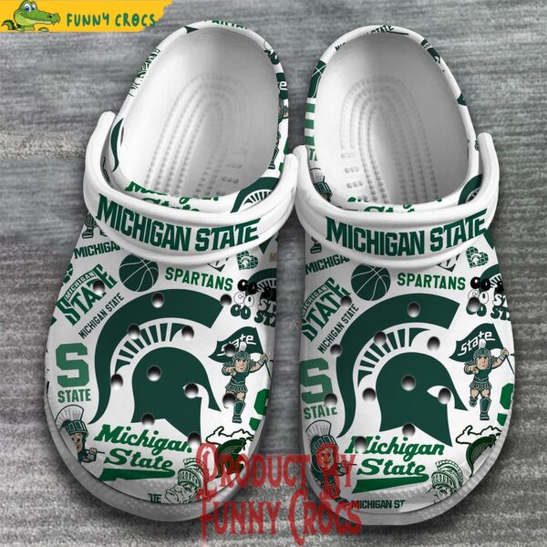 Michigan State Spartans Crocs Slippers 2.jpg