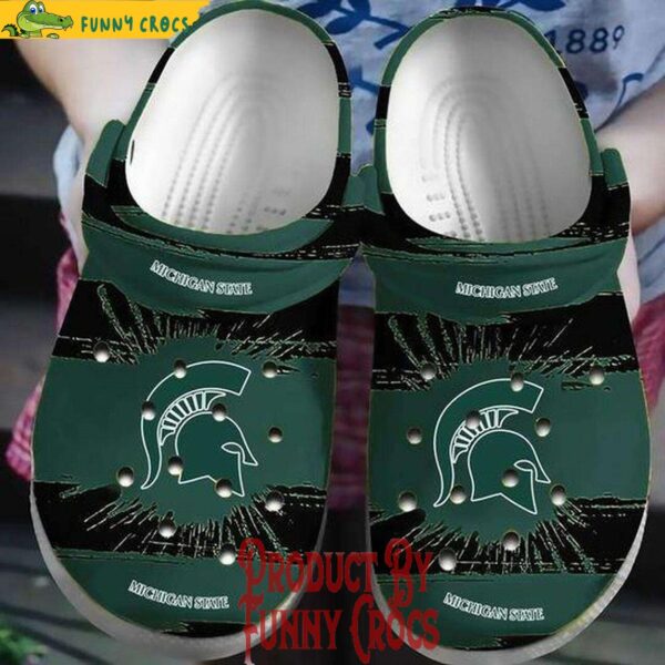 Michigan State Spartans Logo Crocs For Adults 1.jpg