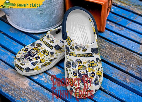 Michigan Wolverines Hail Year Christmas Crocs 2.jpg