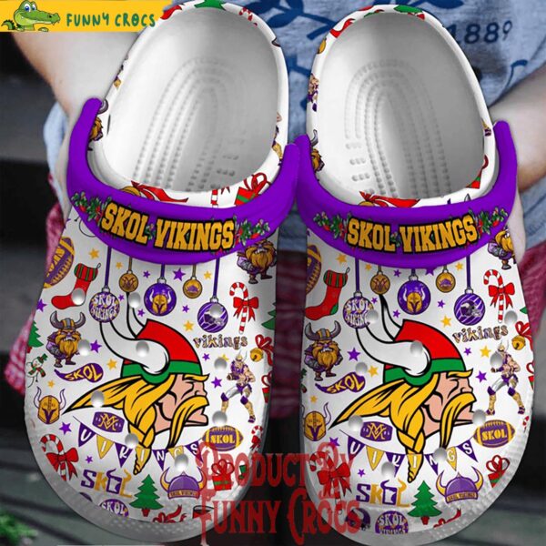 Minnesota Vikings Skol Vikings Christmas Crocs 1.jpg