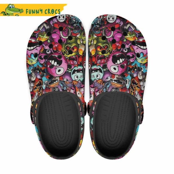 Monster Graffiti Crocs Shoes 1.jpg