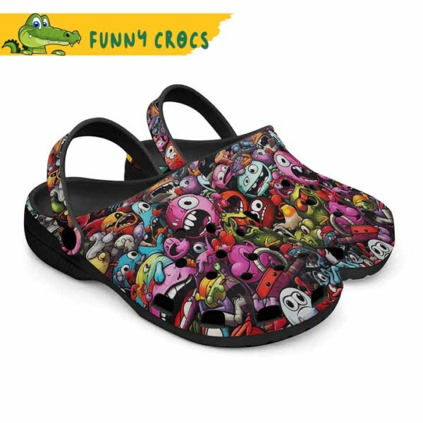 Monster Graffiti Crocs Shoes 3.jpg