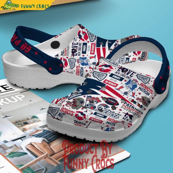 New England Patriots Go Pat Crocs Shoes 2.jpg