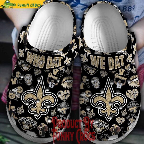 New Orleans Saints Who Dat Crocs Shoes 1.jpg