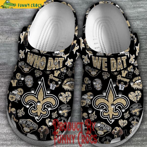 New Orleans Saints Who Dat Crocs Shoes 3.jpg