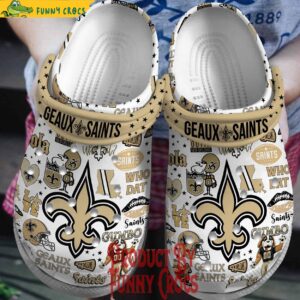 New Orleans Saints Who Dat Geaux Saints Crocs Shoes 1.jpg