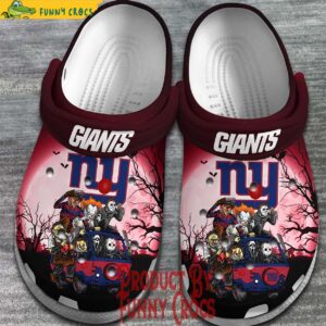 New York Giants Halloween Pink Crocs Shoes 1.jpg