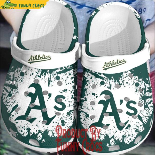 Oakland Athletics Crocs Slippers.jpg