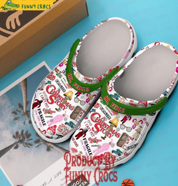 Oh Fudge A Christmas Story Crocs Shoes 3.jpg