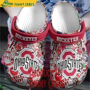 Ohio State Buckeyes Pattern Crocs Gifs For Fans 1.jpg