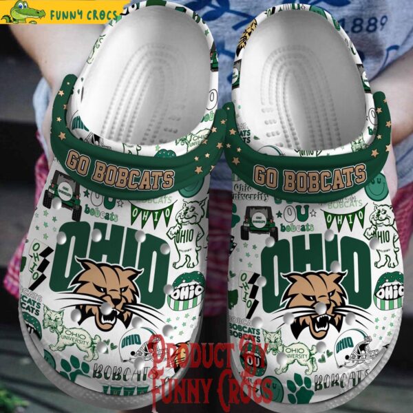 Ohio University Bobcats Football Crocs Shoes 1.jpg