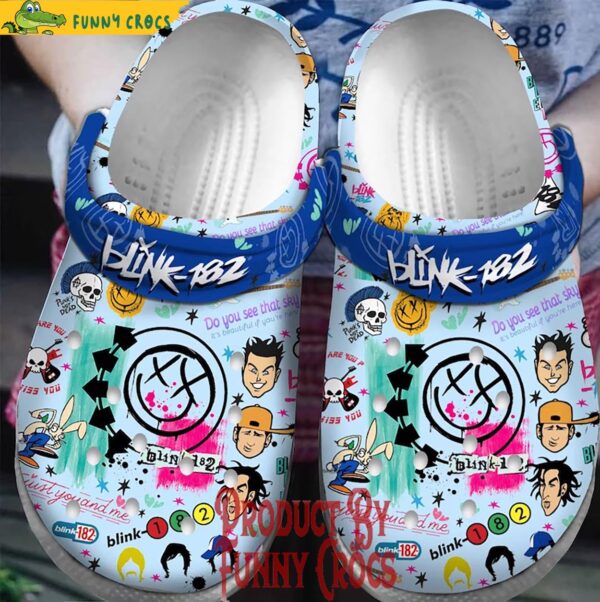 One More Time Blink 182 Crocs Shoes 1.jpg