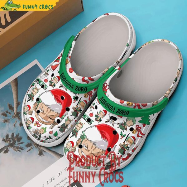 One Piece Roronoa Zoro Christmas Crocs 3.jpg