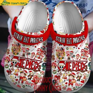 One piece Straw Hat Pirates Christmas Crocs 1.jpg