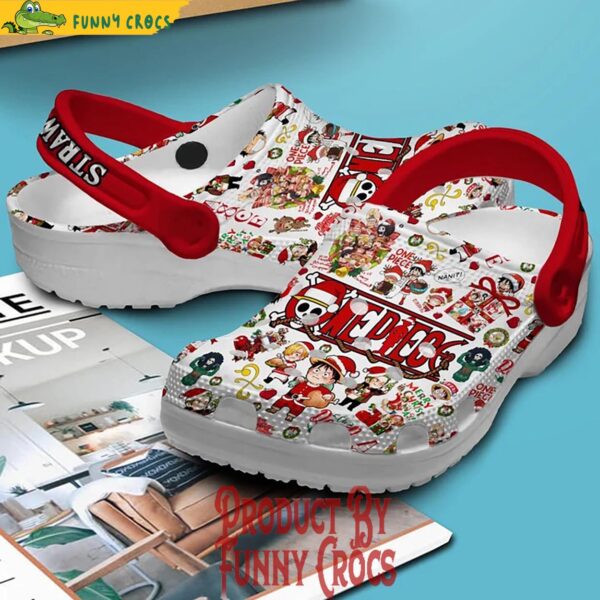 One piece Straw Hat Pirates Christmas Crocs 3.jpg