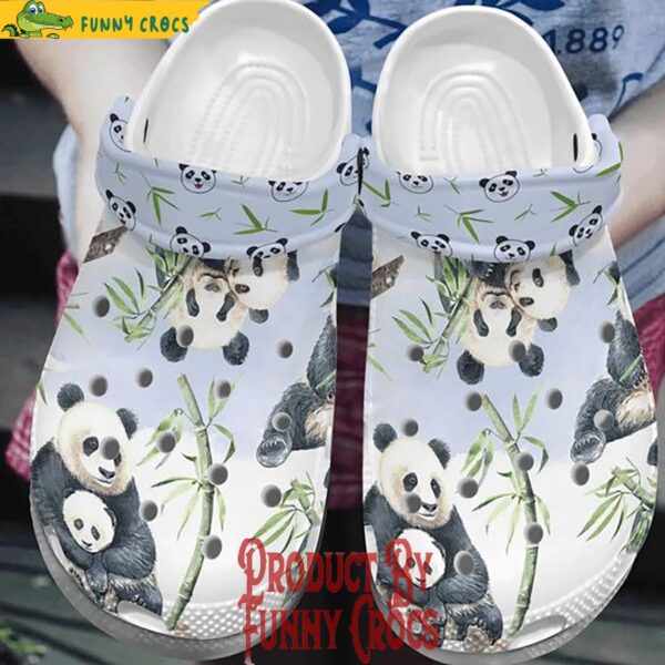 Panda Hugs The Baby Crocs Shoes 1.jpg