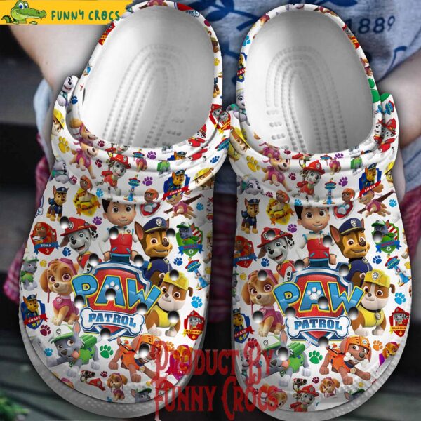 Paw Patrol Pattern White Crocs 2.jpg