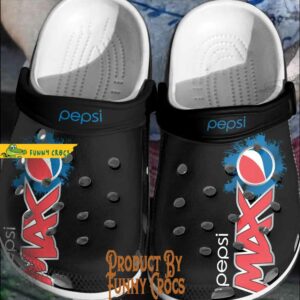 Pepsi Max Black Crocs Shoes 1.jpg