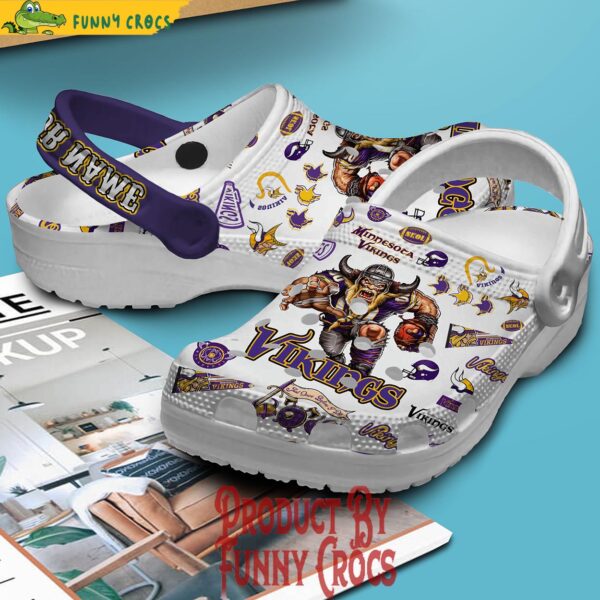 Perosnalized Minnesota Vikings White Crocs For Fans 4.jpg