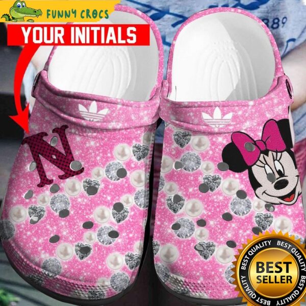 Perosonalized Minnie Mouse Adidas Crocs Clogs.jpg