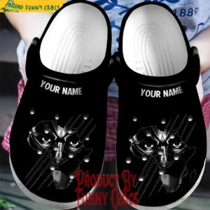 Personalized Black Panther Face Crocs For Adults.jpg