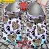 Personalized Dog Paw Heart Leopard Valentines Day Crocs Shoes 1.jpg