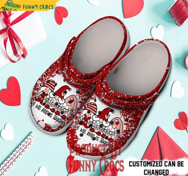 Personalized Gnomes Love Will Keep Us Together Valentines Day Crocs 2.jpg