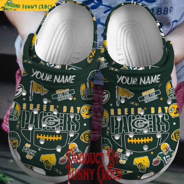 Personalized Green Bay Packers Crocs Clog Shoes 1.jpg