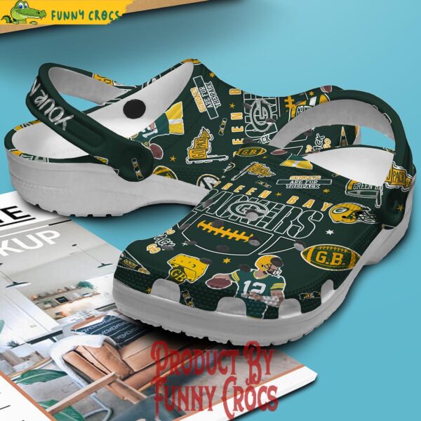 Personalized Green Bay Packers Crocs Clog Shoes 3.jpg