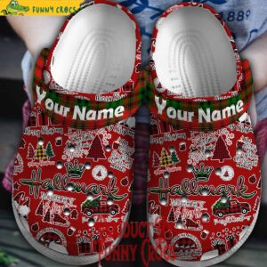 Personalized Hallmark Merry Christmas Crocs 1.jpg