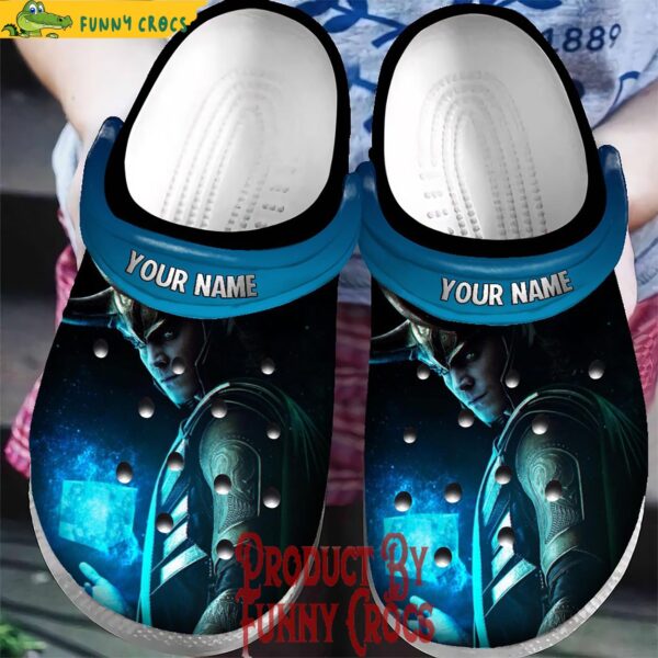 Personalized Loki Blue Power Crocs Slippers.jpg