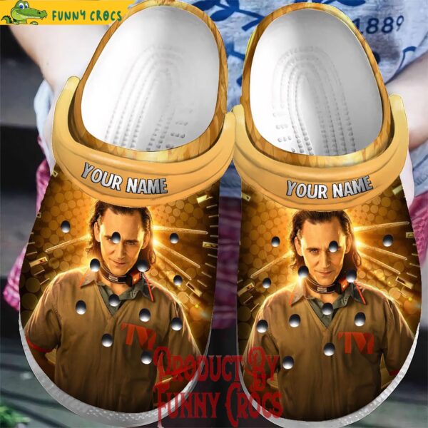 Personalized Loki Goes Up Against The Past Crocs Shoes.jpg